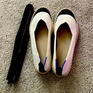 Rothy’s espadrilles in Boardwalk